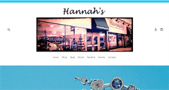 Desktop Screenshot of hannahs.com